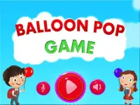 Kids Game: Balloon Pop Kids Learning Game Free* Screen Shot 6