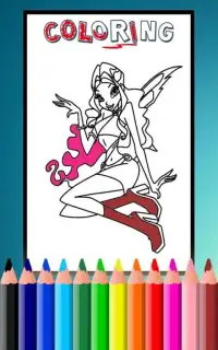 How To Color Winx Club games (Winx Club Games) Screen Shot 2