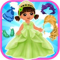 Dora the little princess Dressup game for girls