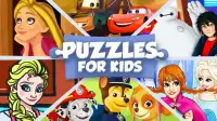 Cartoon jigsaw puzzles for kids Screen Shot 7