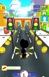 Subway Bendy Jungle surfer : Ink Machine Screen Shot 2