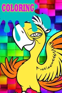 Play rio blue macaw coloring games Screen Shot 1