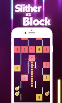 Slither vs Block - Brick Breaker Game Screen Shot 0