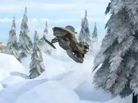 Snowmobile Racing Simulator Parking Games 2017 Screen Shot 4
