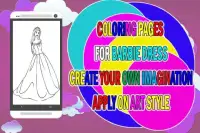 Coloring Pages For Barbie Princess Free Screen Shot 2
