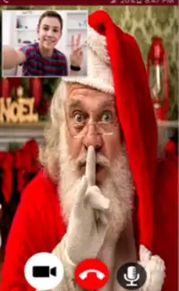 A Live Video Call From Santa Claus Screen Shot 1