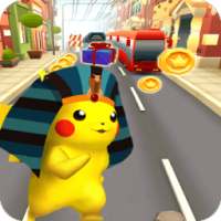 Subway Pikachu City Jumping