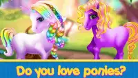 Детские Пони Забота - Милый Лошадь Истории Игра Screen Shot 4