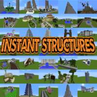 Instant Structures Mod for Minecraft