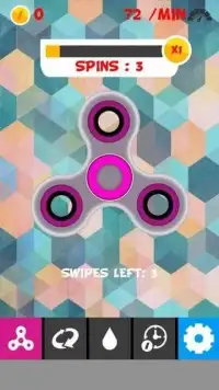 Mini Fidget Spinner Game Screen Shot 0