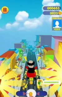 Subway Motu : Subway Game Run Surf Screen Shot 1