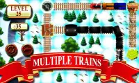 Trains Track Line Builder Maze Screen Shot 1