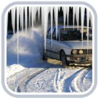 Snowy City Car Drift