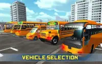 حافلة المدرسة الثانوية القيادة 2017: ألعاب المرح ح Screen Shot 7