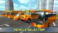 حافلة المدرسة الثانوية القيادة 2017: ألعاب المرح ح Screen Shot 2
