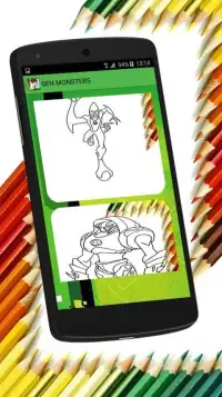 Coloring Book for Ban 10 Aliens & Monsters Screen Shot 0