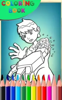 How To Color Ben 10 alien (coloring game) Screen Shot 0