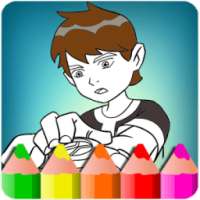 How To Color Ben 10 alien (coloring game)