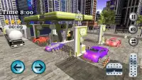 Real Sports Car Gas Station Parking Simulator 17 Screen Shot 0