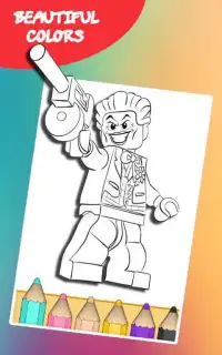 How to color LEGO Batman (coloring game for LEGO) Screen Shot 0