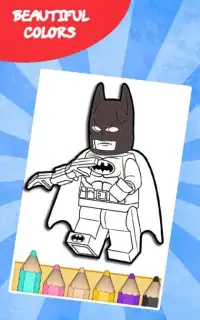 How to color LEGO Batman (coloring game for LEGO) Screen Shot 3