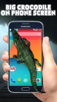 Crocodile in Phone Scary Joke Screen Shot 0