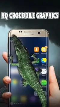 Crocodile in Phone Scary Joke Screen Shot 2