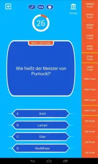 Neuer Millionär 2017 - Quiz-Spiel auf Deutsch Screen Shot 0