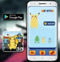 Temple Pikachu Subway and Squirtle Run Screen Shot 2