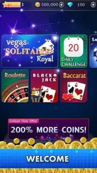 Vegas Solitaire Kingdom Screen Shot 0