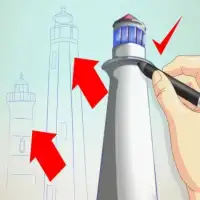How to Draw a Lighthouse Screen Shot 0