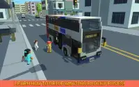 Mr. Blocky City Bus SIM Screen Shot 4