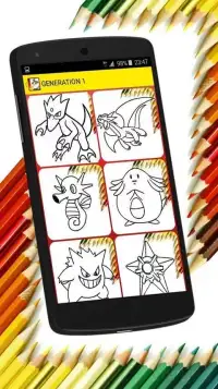 Coloring Book for Pokemo Monsters Screen Shot 5