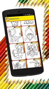 Coloring Book for Pokemo Monsters Screen Shot 0