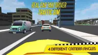 Real Car Taxi Driver : Traffic Simulator 2017 3D Screen Shot 0