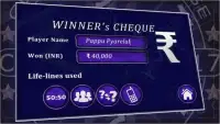 Crorepati 2017 Hindi & English Quiz Screen Shot 0
