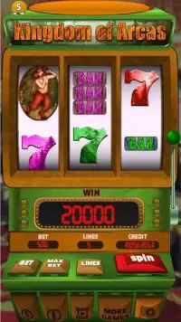 Kingdom of Arcas Slot Machine Screen Shot 0