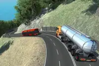 Oil Tanker Off Road Truck Sim - Hill Climb Driving Screen Shot 1