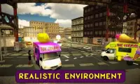 Ice Cream Truck - Lava Drive Simulator Screen Shot 1