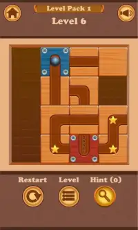 Unroll The Ball - Unblock slide puzzle games Screen Shot 1