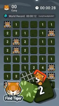 Find Tiger - MineSweeper Screen Shot 2