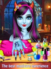 Halloween Princess Nail Art Salon Screen Shot 0