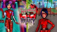 Ladybug Injury Doctor Girl Game Screen Shot 1