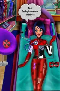 Ladybug Injury Doctor Girl Game Screen Shot 2