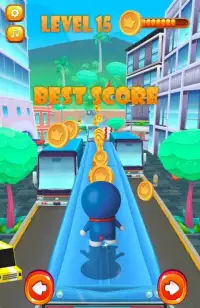 Subway Doraemon adventure : Gadgets Legend rush 3D Screen Shot 1