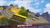 Hill Coach Bus Simulator : Winter Tour Mad Drive Screen Shot 4