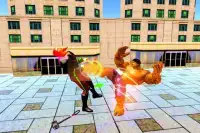 Hammer Hero vs Crime City Avenger Battle Screen Shot 0