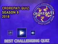 Crorepati Quiz Season 9 2018 Screen Shot 4