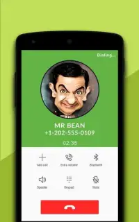 Fake Call From Mr Bean Screen Shot 1