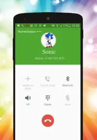 Fake Sonic Call Phone Prank Screen Shot 2